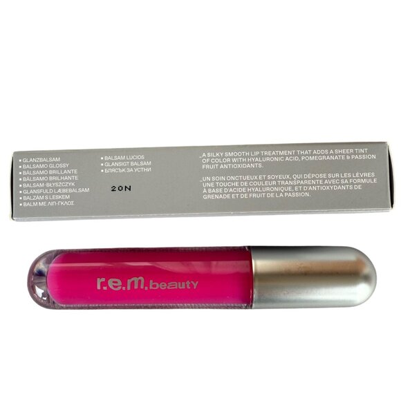 R.E.M. Beauty Essential Drip Lip Balm Full Size 0.15oz Strawberry Soda Hydrating - Picture 2 of 8